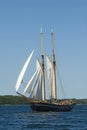 Gaff-rigged schooner Ellen
